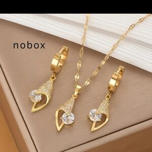 NOBO Gold and Silver Earrings Set